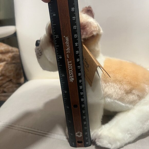 Nat and Jules French Bulldog Plush Stuffed Animal Puppy Toy Tan White Frenchie - Picture 6 of 7